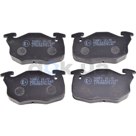 1035 Tomex Тормозные колодки