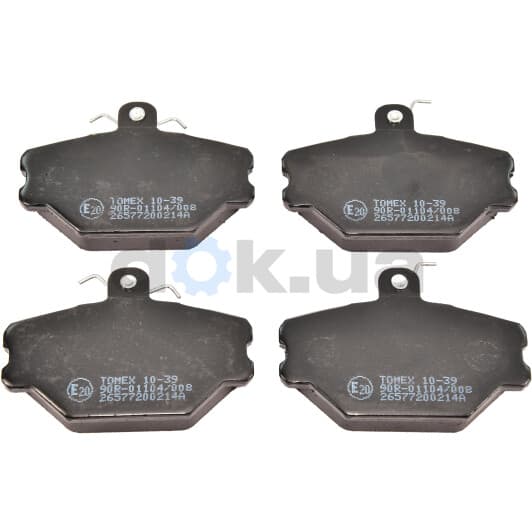 1039 Tomex Тормозные колодки