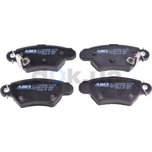 C2X006ABE ABE Гальмівні колодки