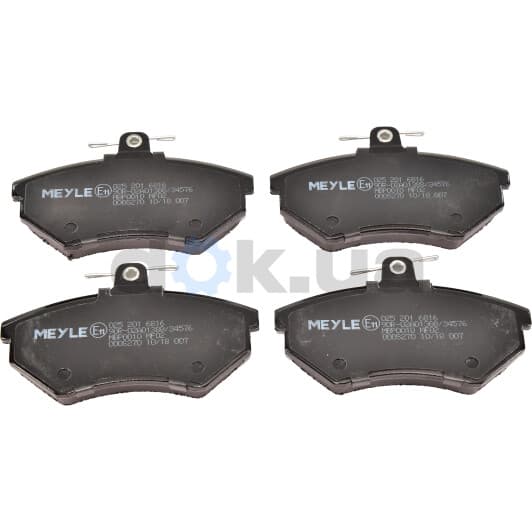 025 201 6816 Meyle Гальмівні колодки