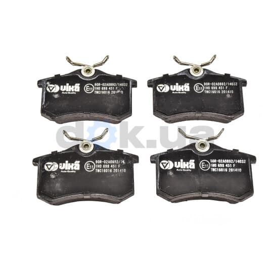 66981100801 Vika Тормозные колодки