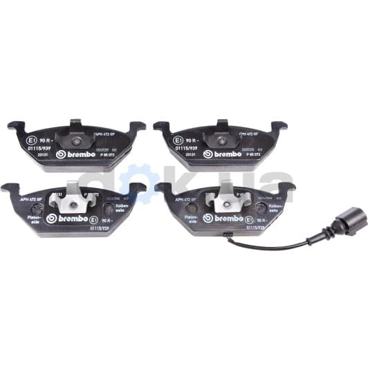 P 85 072 Brembo Тормозные колодки