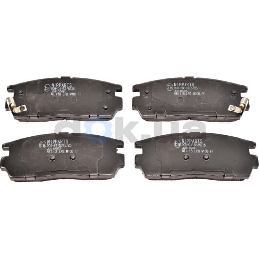 J3610905 Nipparts Гальмівні колодки