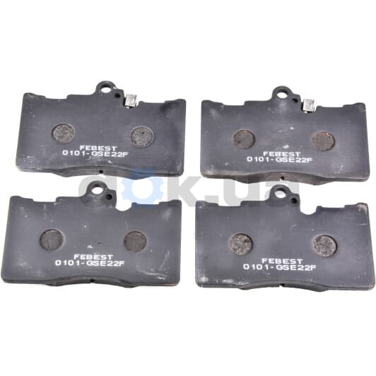 0101GSE22F Febest Тормозные колодки