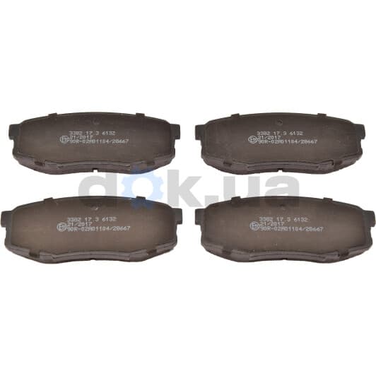 BP3382 Bremsi Гальмівні колодки