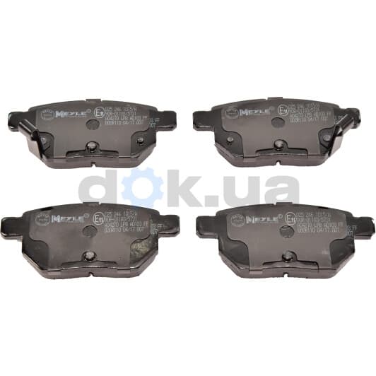 025 246 1015/W Meyle Тормозные колодки