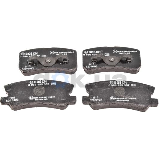 0 986 495 357 Bosch Гальмівні колодки