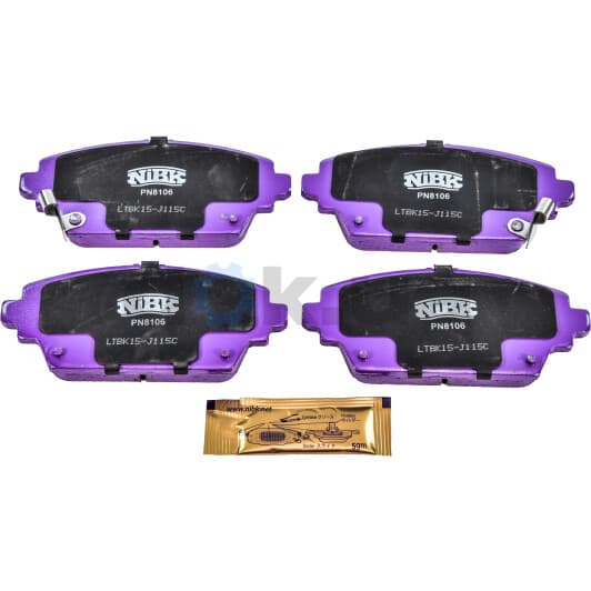 PN8106 NiBK Тормозные колодки