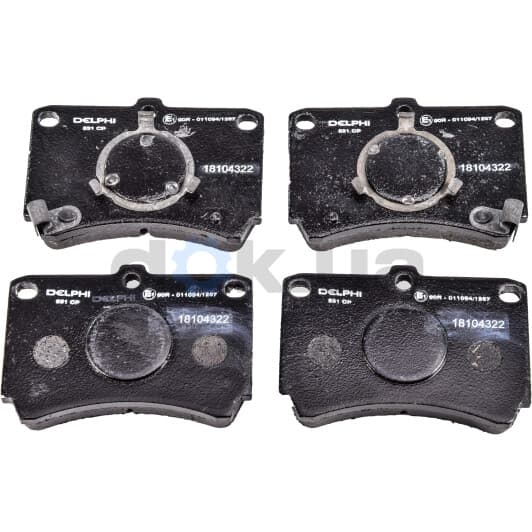 LP531 Delphi Тормозные колодки для Mazda 323