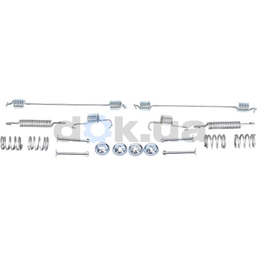 105-0819 Metzger Монтажний комплект барабанних гальмівних колодок