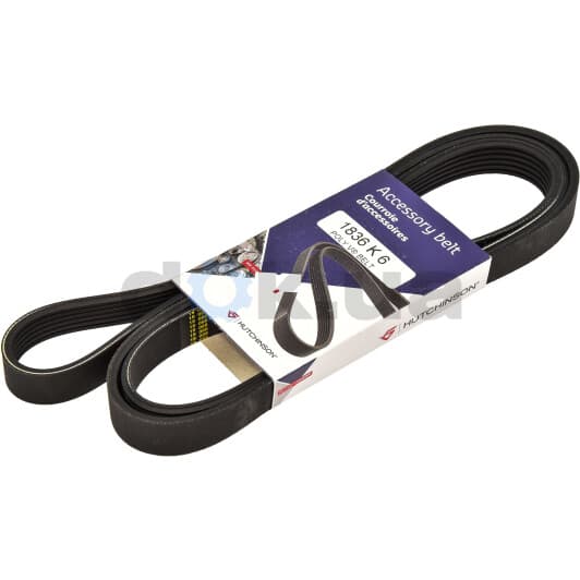 1836 K 6 Hutchinson Поліклиновий ремінь