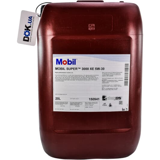 Mobil Super 3000 XE 5W-30 (20 л) моторна олива