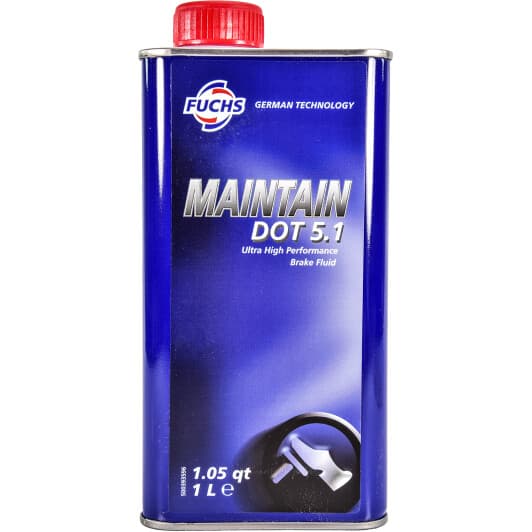 Гальмівна рідина Fuchs Maintain DOT 5.1 метал