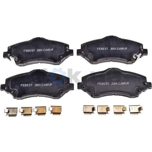2001CARVF Febest Тормозные колодки