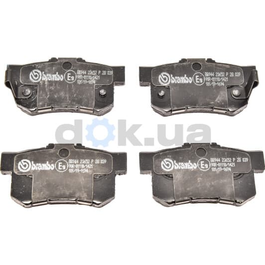 P 28 039 Brembo Тормозные колодки