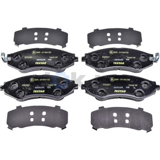 2323401 Textar Тормозные колодки