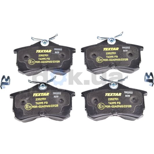 2352701 Textar Тормозные колодки для Honda Accord