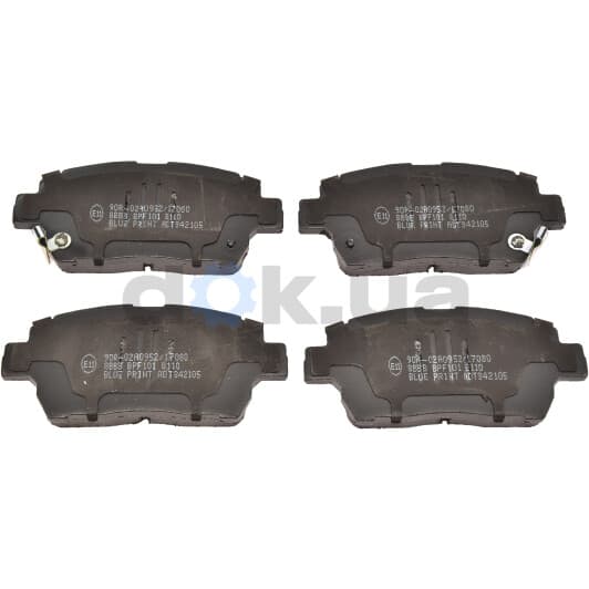 ADT342105 Blue Print Гальмівні колодки