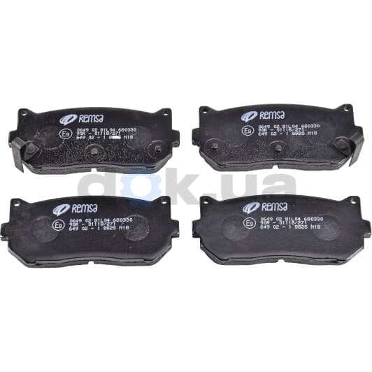 0649.02 Remsa Гальмівні колодки