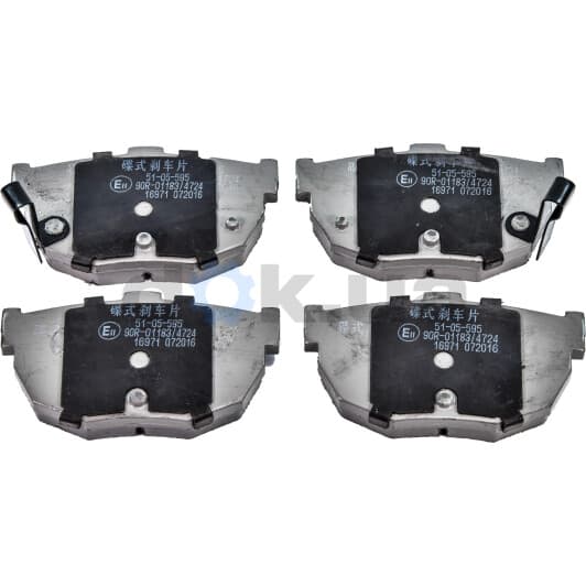 51-05-595 Ashika Тормозные колодки