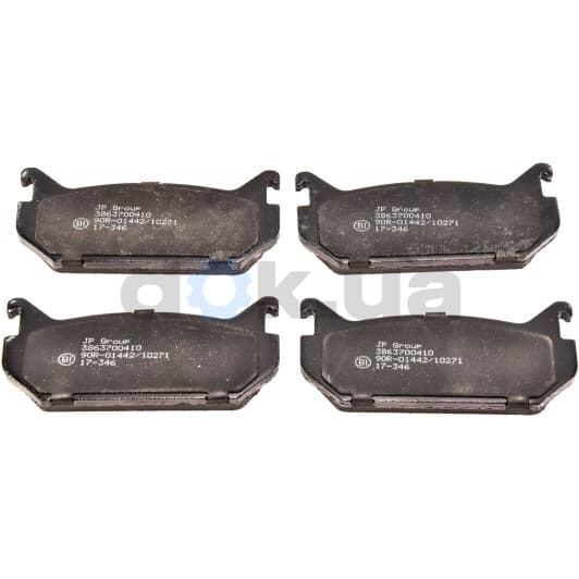 3863700410 JP Group Гальмівні колодки