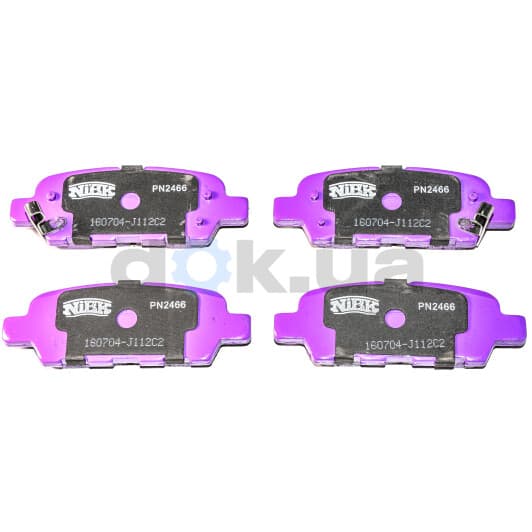 PN2466 NiBK Гальмівні колодки