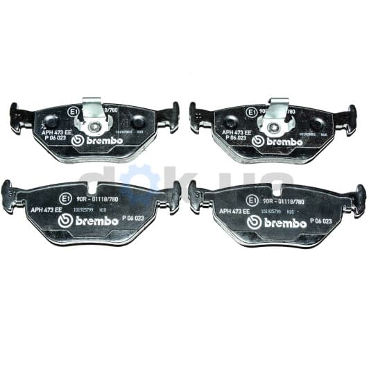 P 06 023 Brembo Гальмівні колодки для BMW 5 Series