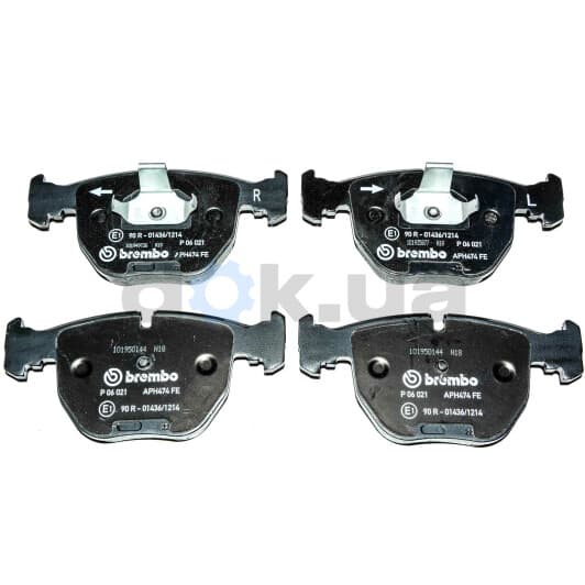 P 06 021 Brembo Тормозные колодки