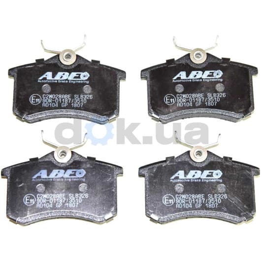 C2W028ABE ABE Гальмівні колодки