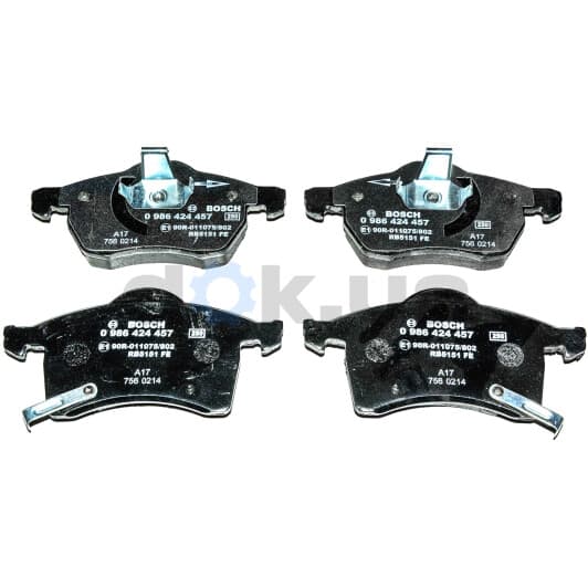 0 986 424 457 Bosch Гальмівні колодки