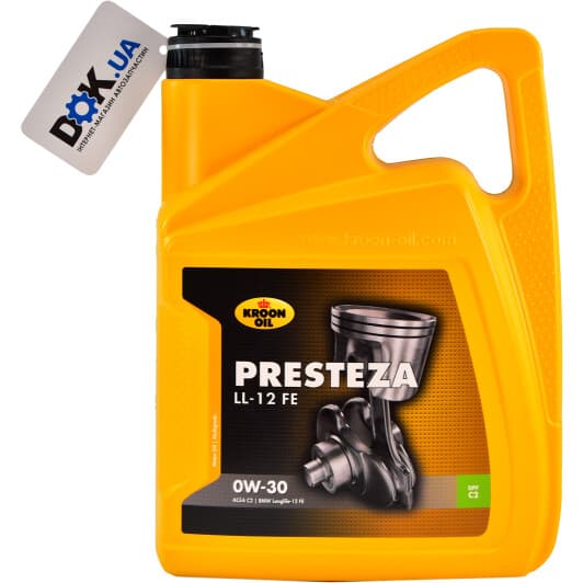 Kroon Oil Presteza LL-12 FE 0W-30 (5 л) моторное масло