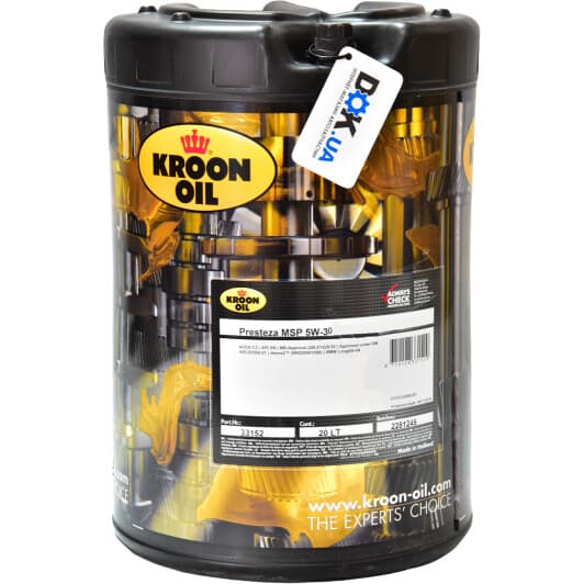 Олива Kroon Oil Presteza MSP+ 5W-30