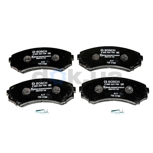 0 986 424 709 Bosch Тормозные колодки
