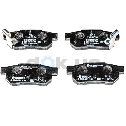 0 986 461 131 Bosch Тормозные колодки