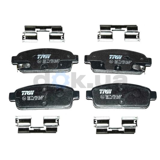 GDB1844 TRW Гальмівні колодки