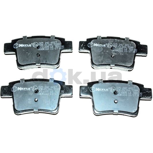 025 242 6017 Meyle Тормозные колодки