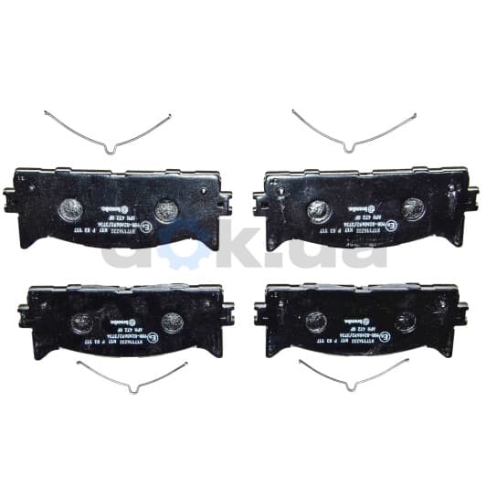 P 83 117 Brembo Тормозные колодки