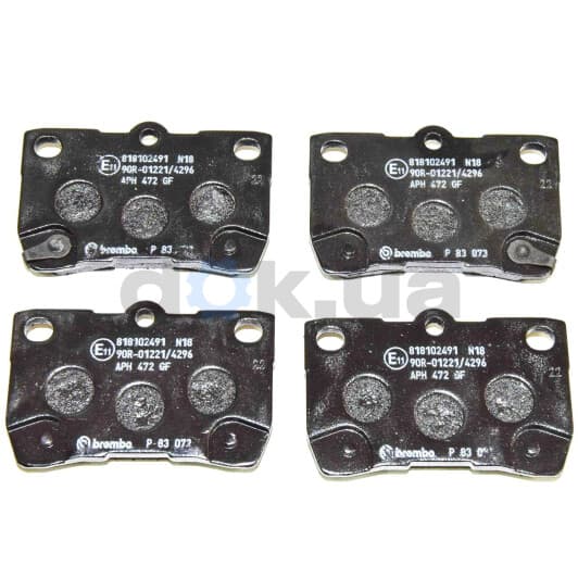 P 83 073 Brembo Тормозные колодки