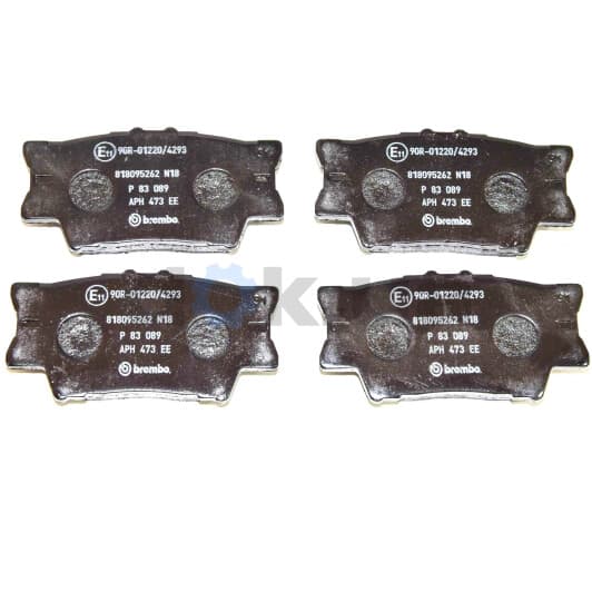 P 83 089 Brembo Гальмівні колодки