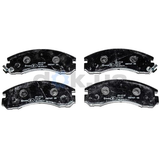 P 54 017 Brembo Тормозные колодки