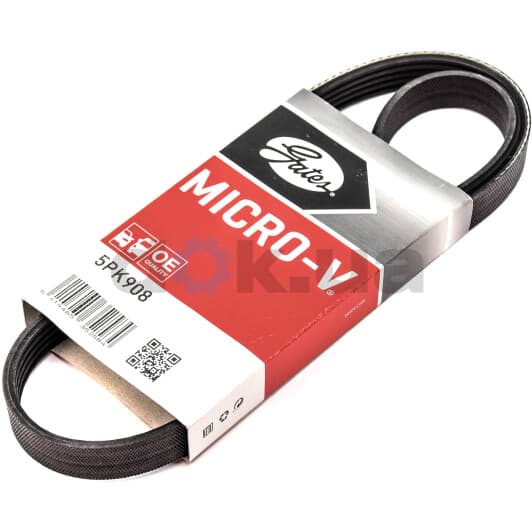 5PK908 Gates Поліклиновий ремінь