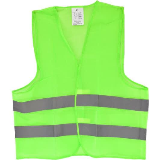 Жилет светоотражающий Vitol зеленый с чехлом