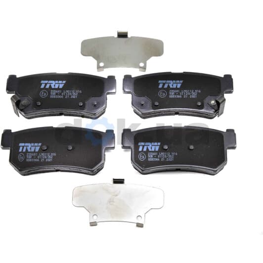 GDB3366 TRW Гальмівні колодки