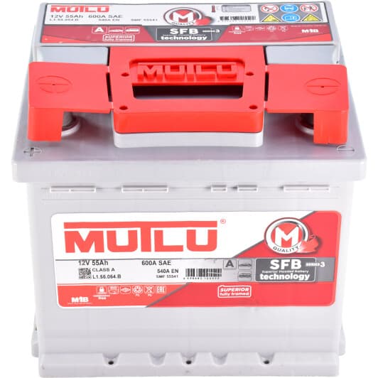 Аккумулятор Mutlu 6 CT-55-L S3 SMF55541
