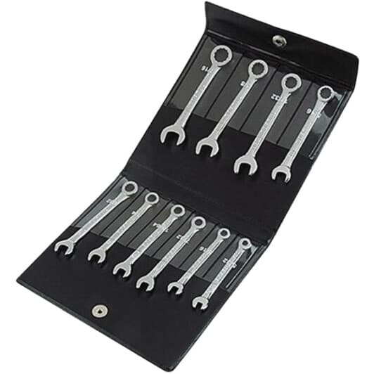 Набір ключів ріжково-накидних Toptul GBBA1001 5/32"-7/16" 10 шт