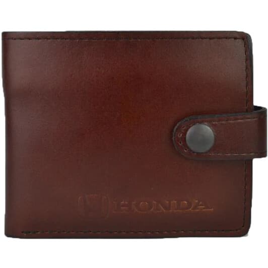 Портмоне-органайзер Poputchik 4022-033P з логотипом Honda колір коричневий