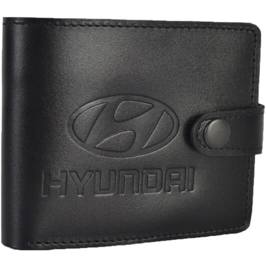 Портмоне-органайзер Poputchik 4022-048 с логотипом Hyundai цвет черный