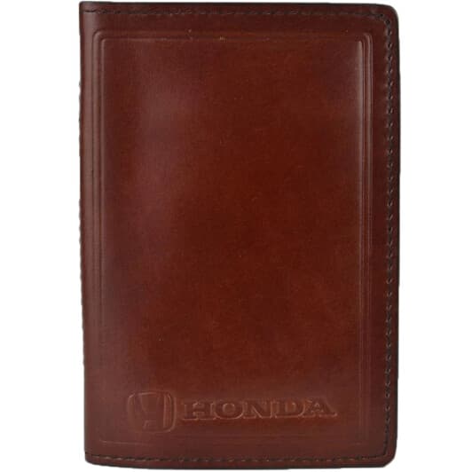 Портмоне-органайзер Poputchik 5062-033P з логотипом Honda колір коричневий
