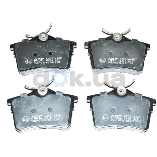 C2C014ABE ABE Тормозные колодки