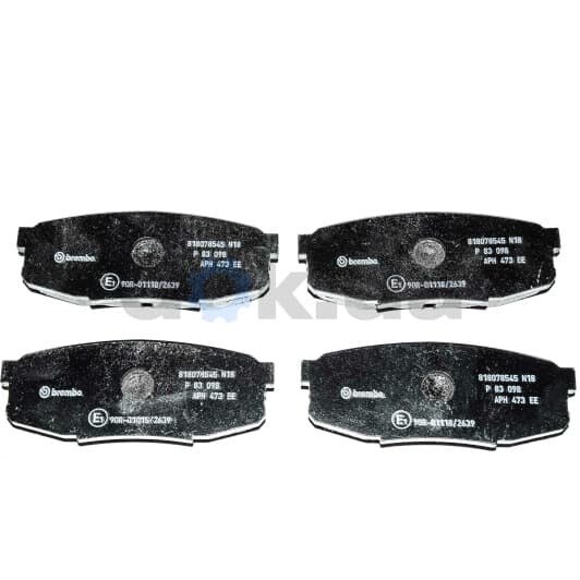 P 83 098 Brembo Тормозные колодки